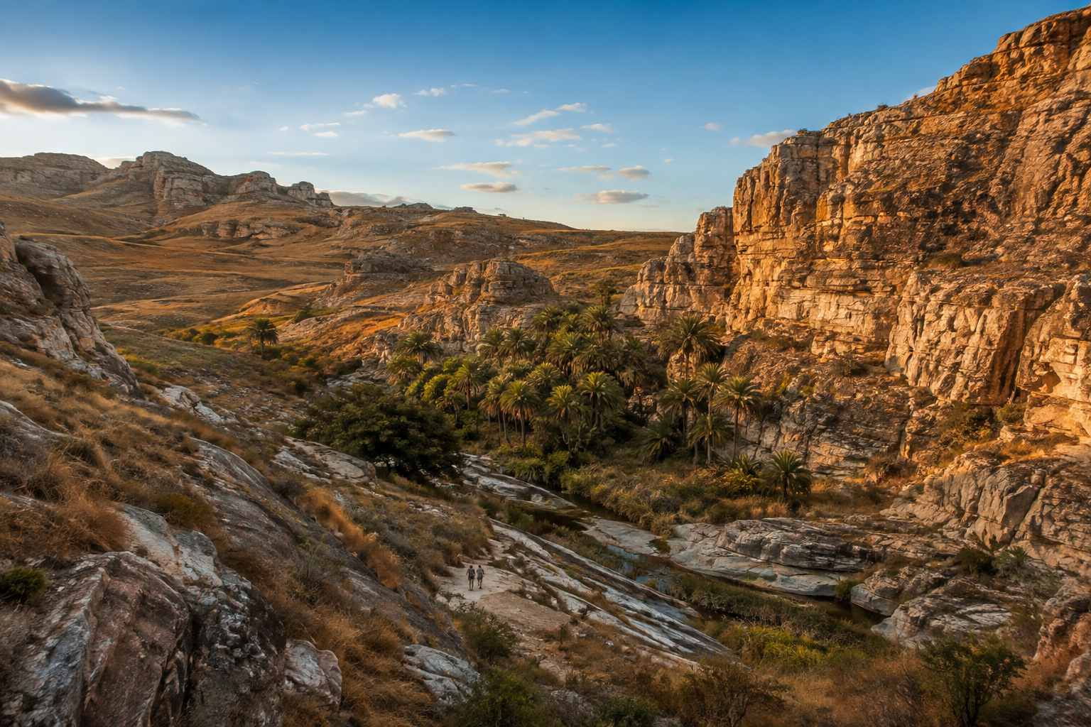 Canyons et oasis du parc national de l’Isalo